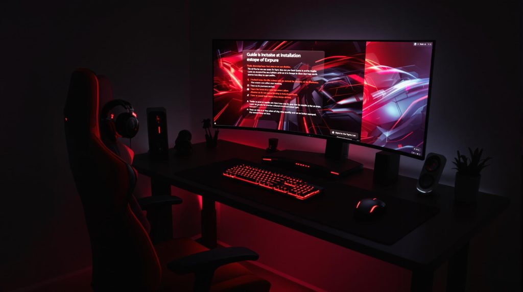 Comment installer un setup gaming rouge: Guide d'installation pas à pas - SetupGaming