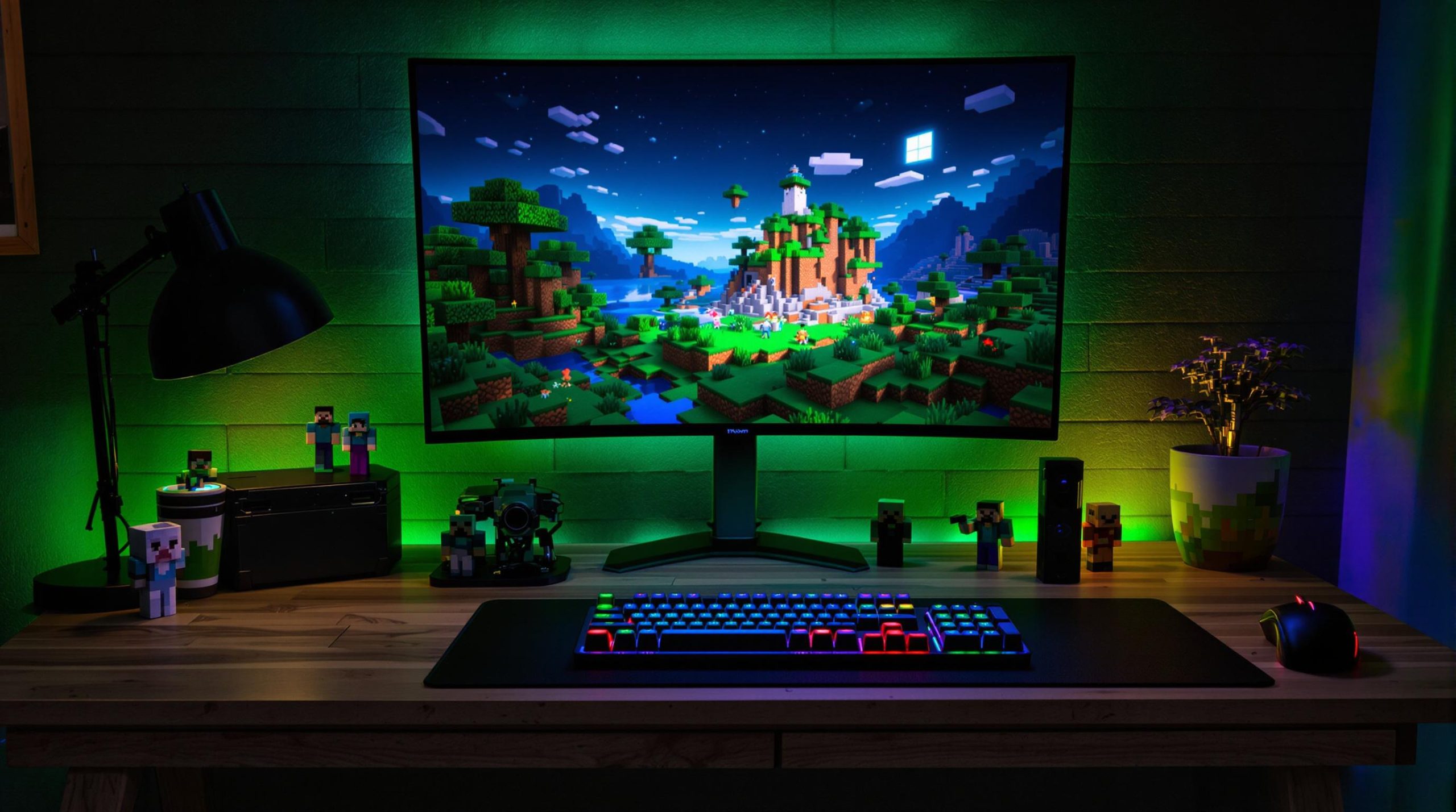 Comment faire un setup gaming Minecraft efficace et fun