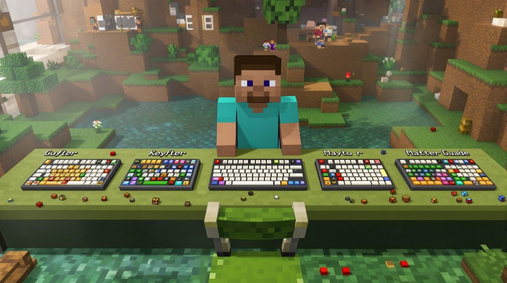 Les claviers les plus adaptés pour construire votre monde Minecraft. - SetupGaming