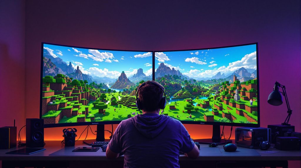 Quel écran choisir pour une vision parfaite dans Minecraft? - SetupGaming